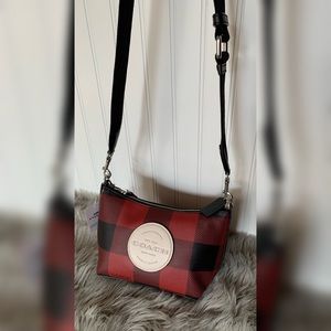 Coach Buffalo Plaid Dempsey NWT